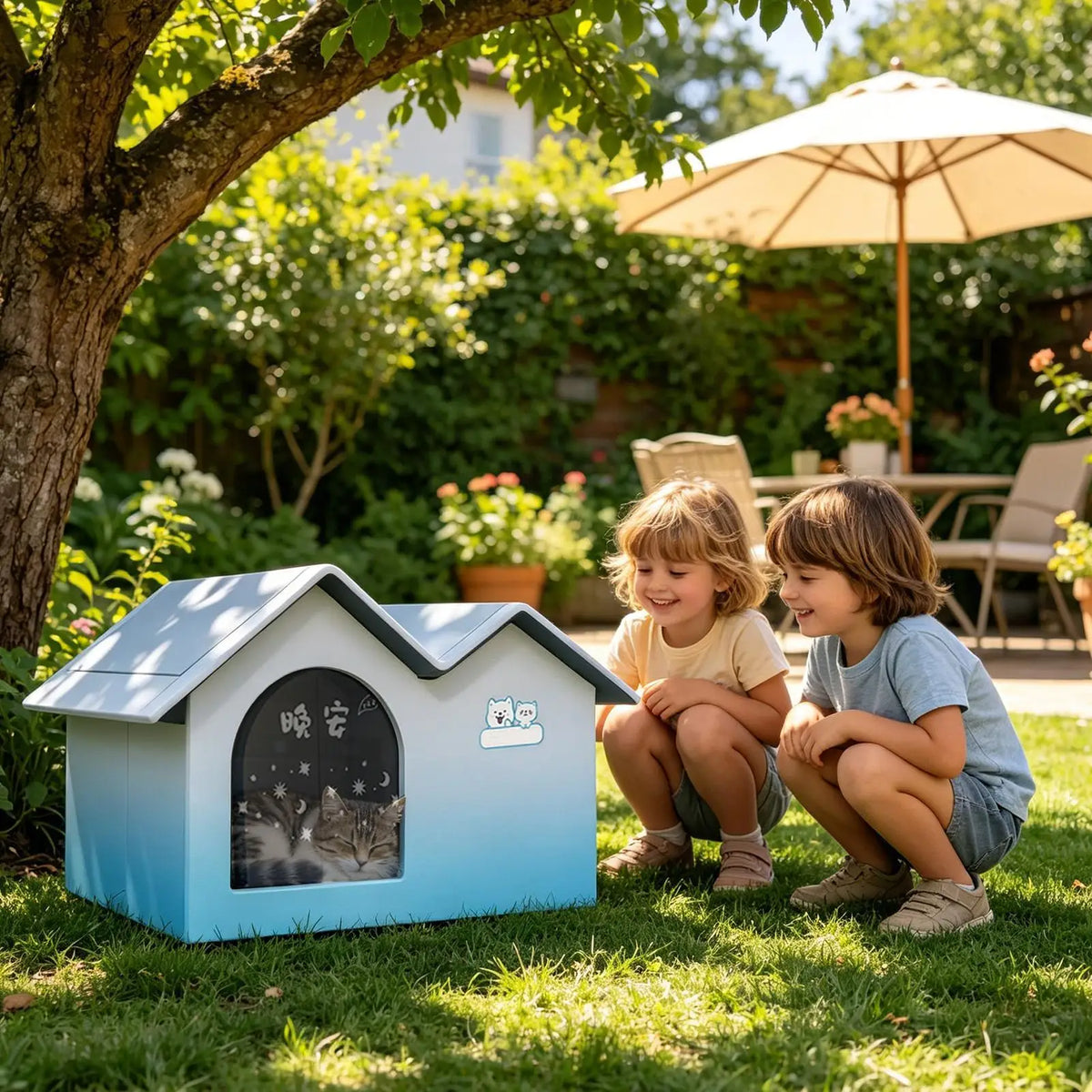 Cat Air Conditioning House Summer Cat Cooling Tool Nest Dog Ice House Dog Four Seasons Cat Pet Ice House